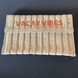 Vacation Vibes Straw  Clutch